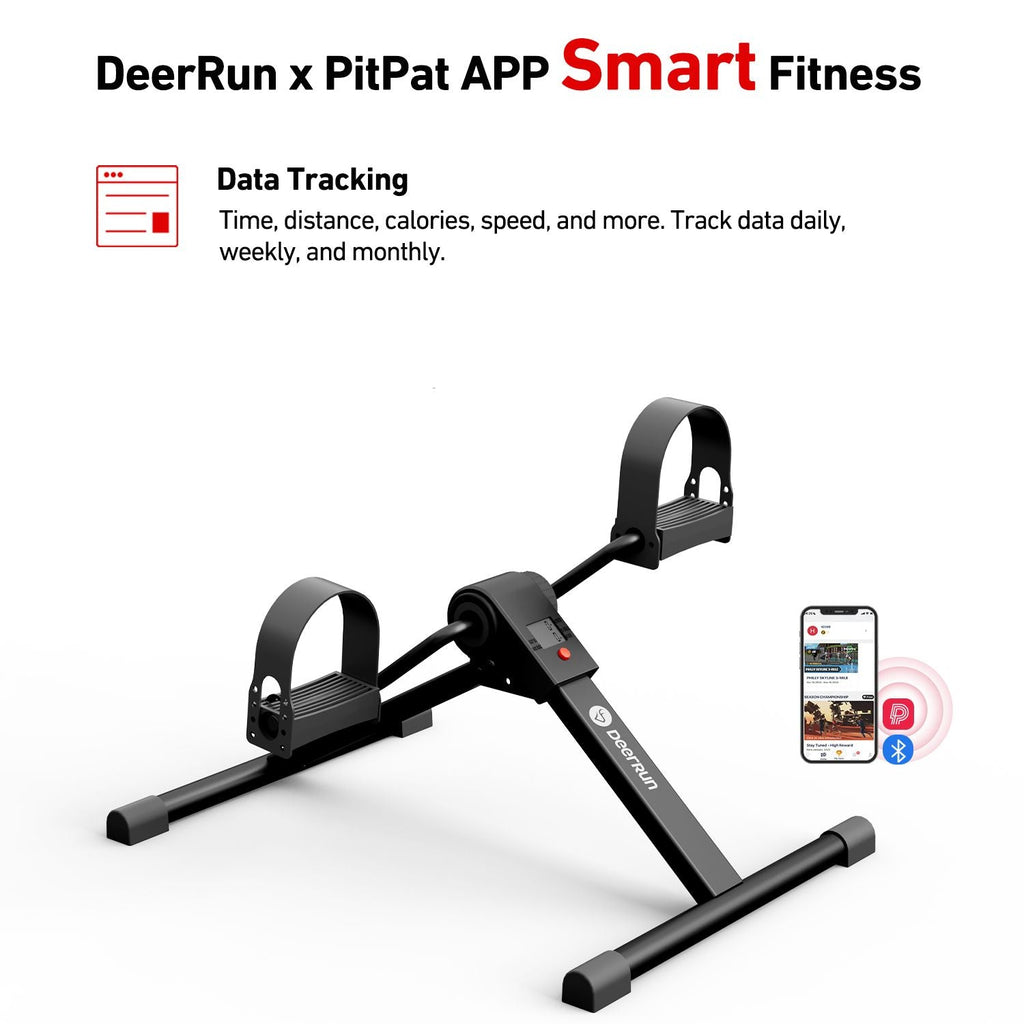 DeerRun® Smart Under Desk Bike for Arms, Legs Therapy or Calorie Burn