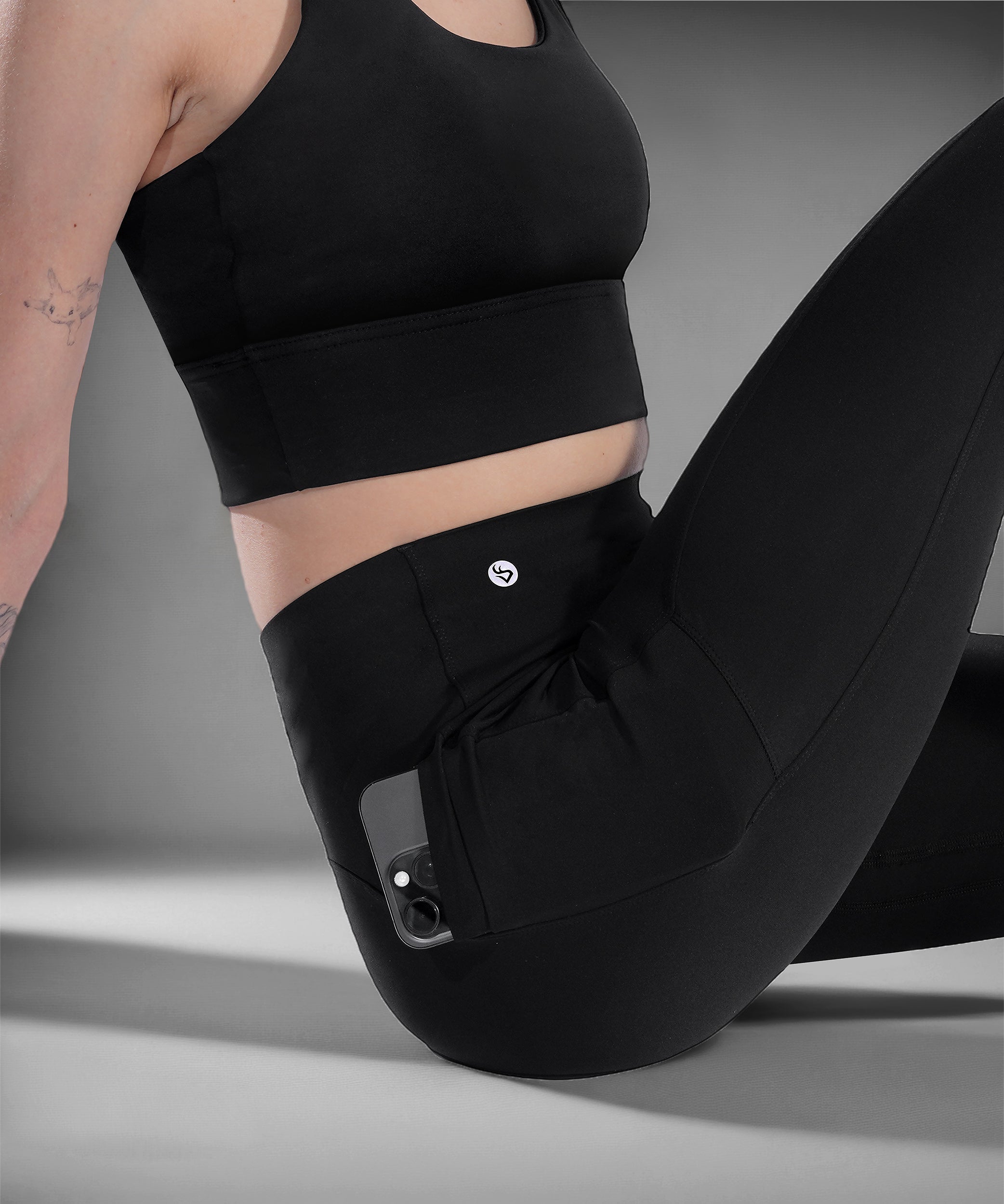 DeerRun® High-Waist Workout Legging 25'', with Dual Pockets - Ship as Bundle Only