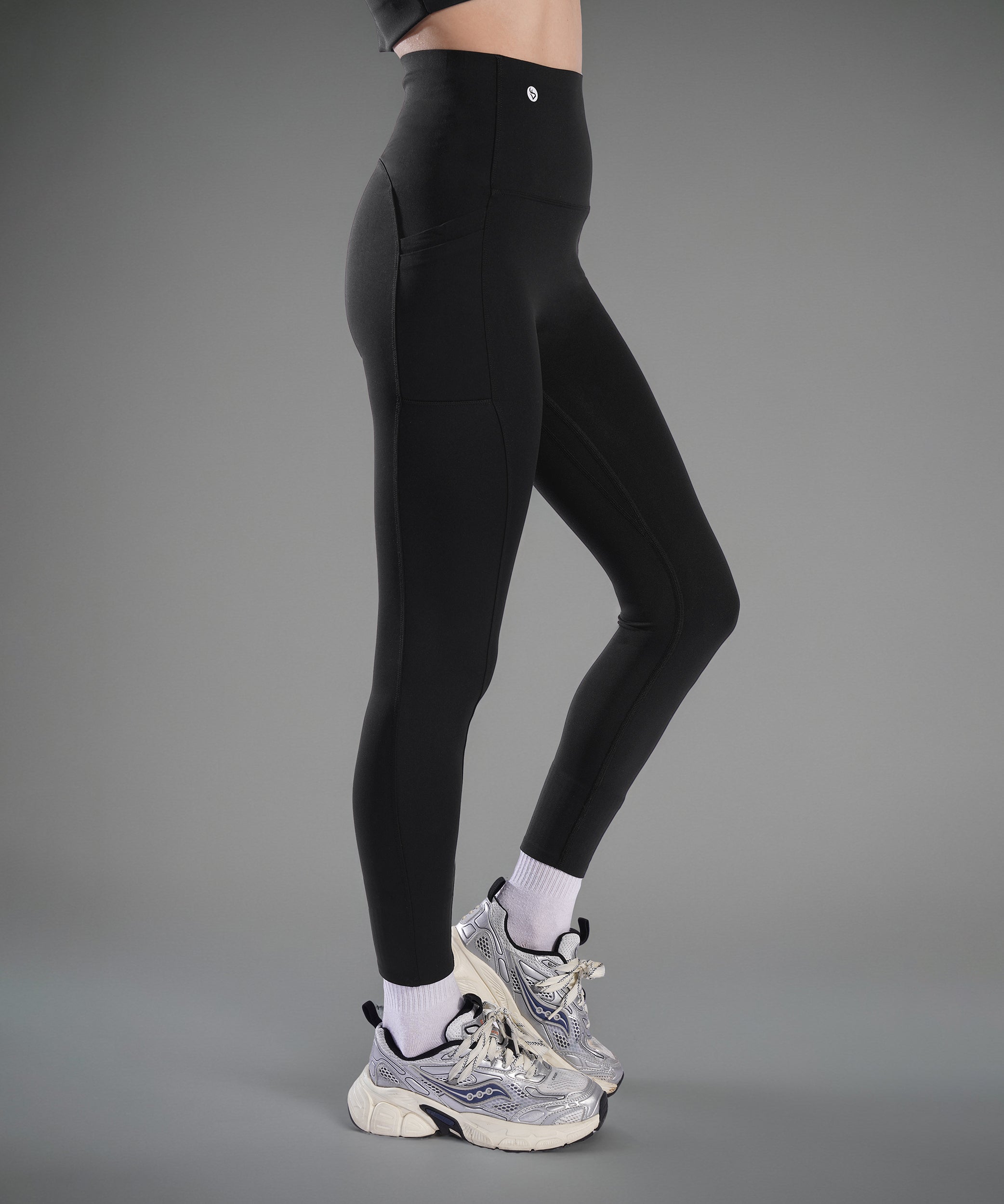 DeerRun® High-Waist Workout Legging 25'', with Dual Pockets - Ship as Bundle Only