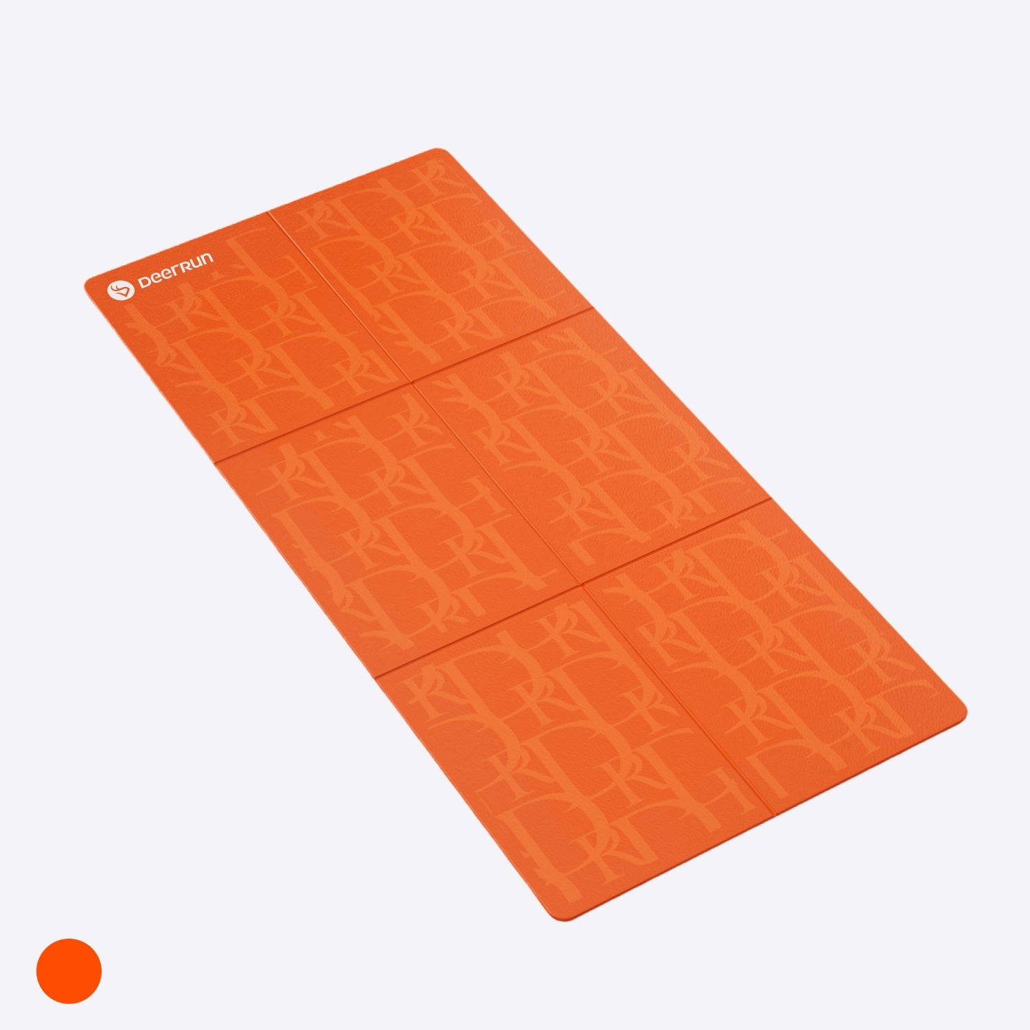 Orange Vibe DeerRun® Sprint Mat: A1 Pro-Specific, Foldable, Floor-Protecting