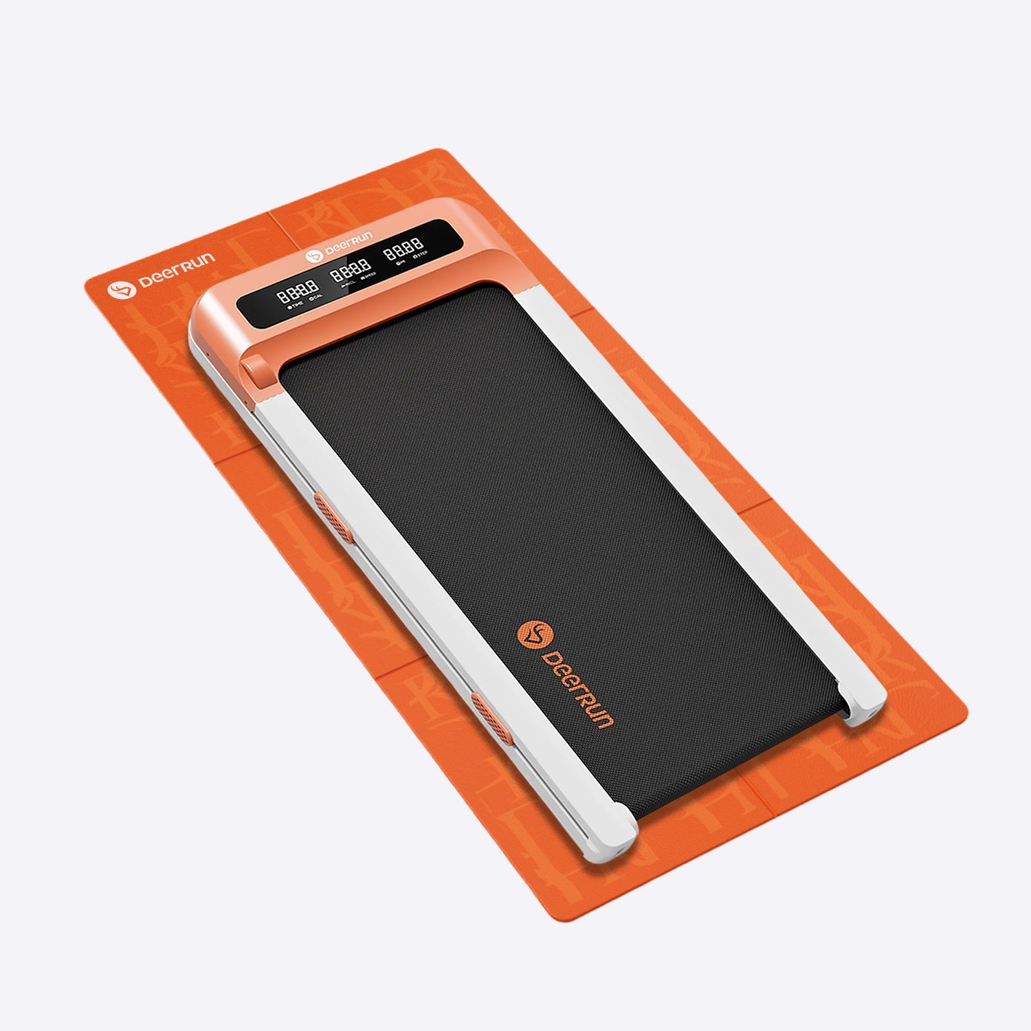 Orange Vibe DeerRun® Sprint Mat: A1 Pro-Specific, Foldable, Floor-Protecting