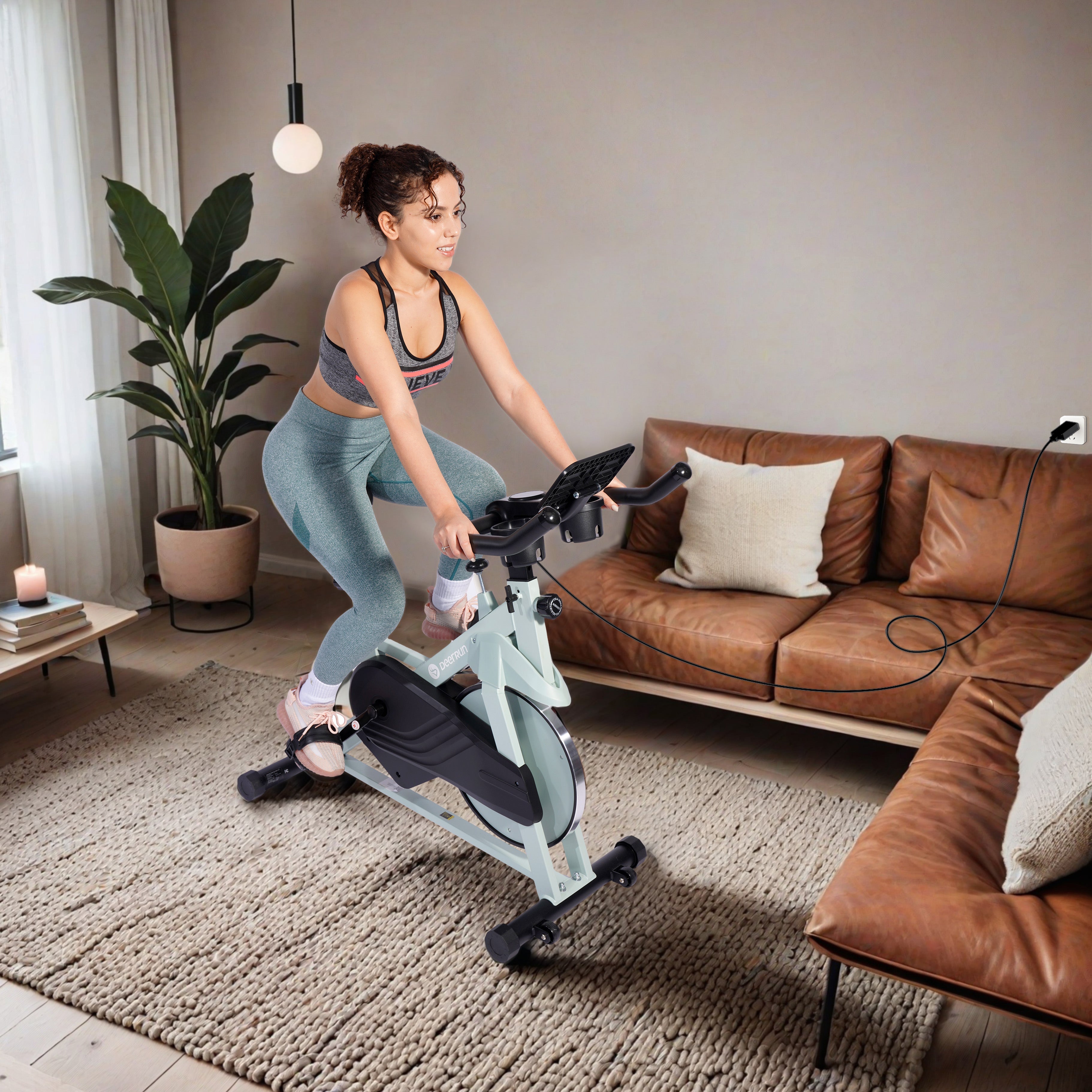 DeerRun® Bike Extension Cord, 10 ft, 5V 2A, with Adapter