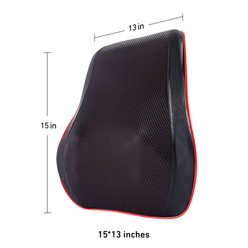 DeerRun® Back Massager with Heat, 3D Kneading Massage Pillow for Back, Neck, Shoulder, Leg Pain Relief