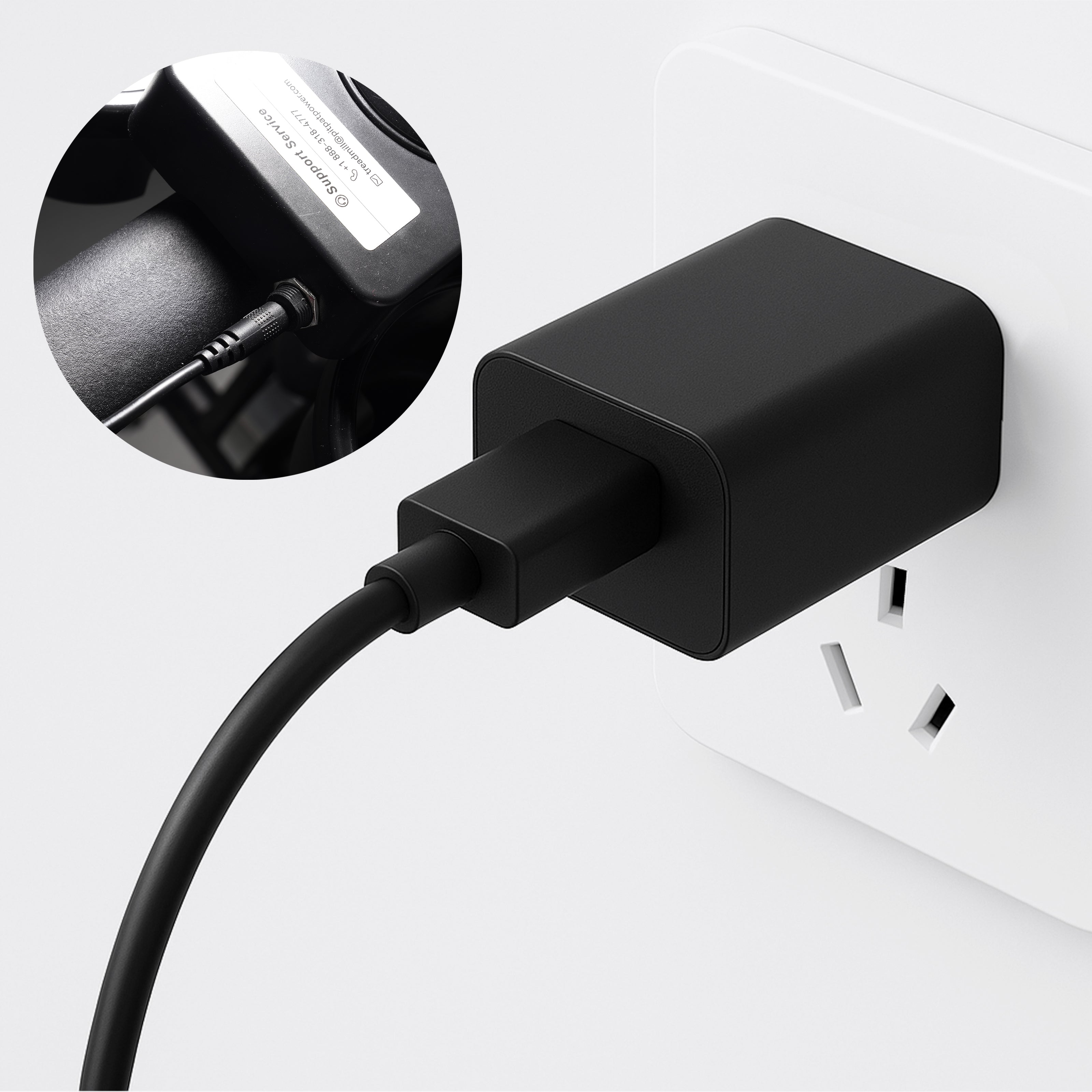 DeerRun® Bike Extension Cord, 10 ft, 5V 2A, with Adapter